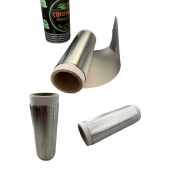 45 mikron (5adet) 250cm Rulo Alüminyum folyo, Nargile folyosu, shisha foil - 3