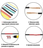 Pratik 560 Parça Set Isıyla Daralan Makaron Kablo Koruyucu Kılıf - 4