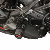 GP Kompozit Bajaj Pulsar F 250 2022-2024 Uyumlu Egzoz Koruma Takozu Siyah - 1