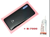 Xiaomi Mi 9 Arka Kapak Batarya Pil Kapağı (CAM+B-7000) SİYAH - 1