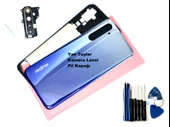 Oppo Reno 6 KASA Arka Pil Batarya Kapağı (TAMİR SETİ) MAVİ - 1