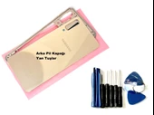 Samsung Galaxy A7 A750 (2018) KASA Arka Pil Batarya Kapağı (TAMİR SETİ) GOLD - 1