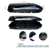 Tabut Bagaj Parlak Siyah 450LT Tuğra - 2