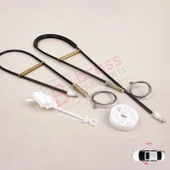 Iveco Stralis MK1 EuroCargo EuroTech EuroTrakker Truck 504040989 İçin Sol Kapı Cam Kriko Tamir Seti thumbnail 3