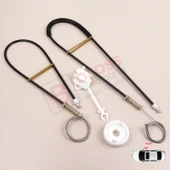 Iveco Stralis MK1 EuroCargo EuroTech EuroTrakker Truck 504040988 İçin Sağ Kapı Cam Kriko Tamir Seti thumbnail 4