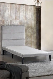 Niron Slim Pocket Yatak Seti - 100x200 Tek Kişilik Paket Yaylı Yatak, Metal Baza ve Başlık Takımı - 5