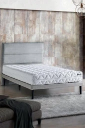 Niron Slim Pocket Yatak Seti - 120x200 Tek Kişilik Paket Yaylı Yatak, Metal Baza ve Başlık Takımı - 1