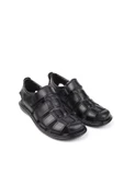 Castle Black 8520 Ortopedik Hakiki Deri Erkek Sandalet Ayakkabı - 1