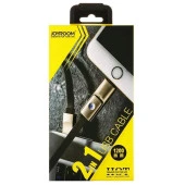 Joyroom S-T504 1.2m 2.1A Mikro & Lightning USB Şarj ve Data Kablosu thumbnail 4