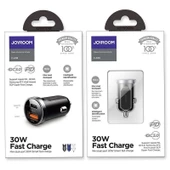 Joyroom 30W Mini PD+QC3.0 Çift Bağlantı Hızlı Araç Şarj Cihazı - 1