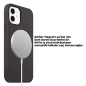 İphone 12 / 12Pro  Magsafe Silikon Case Telefon Kılıfı thumbnail 2
