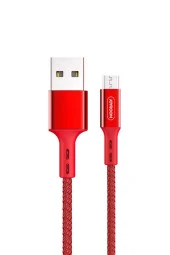 Joyroom S-M351 Mikro Şarj ve Data Kablosu 1M Kırmızı thumbnail 1