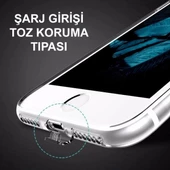 İphone X Şeffaf Tıpalı Kamera Korumalı Silikon Kılıf - 3