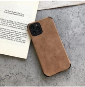 İphone 13 Pro Köşe Korumalı Antik Deri Telefon Kılıfı thumbnail 4