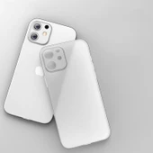 İphone 11 0,2 mm Buzlu Ultra ince Yumuşak Silikon Kamera Korumalı Slim Kılıf thumbnail 1