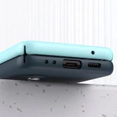 Samsung Galaxy Z Flip 3 Katlanır 2 Renkli Parmak Tutuculu Deri+Silikon Kılıf thumbnail 5