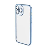 İphone 14 Darbe Emici Şeffaf Kenarları Renkli Sert Lazer Lensli Kılıf thumbnail 4