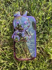 İphone 13 Pro Stantlı Rabbit Silikon Telefon Kılıfı thumbnail 3