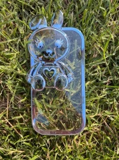 İphone 13 Pro Stantlı Rabbit Silikon Telefon Kılıfı thumbnail 4