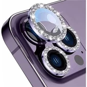 İphone 14-15 Pro -14-15 Pro Max Uyumlu Taşlı Lens Koruma thumbnail 2