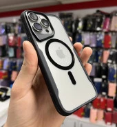 İphone 15 Plus T-Max MagSafe Uyumlu Siyah Silikon Kılıf thumbnail 3