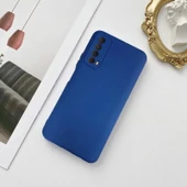 Huawei P Smart 2021 Lansman Likid Silikon Kamera Korumalı Kılıf thumbnail 1