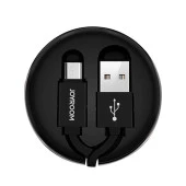 Joyroom S-M346 Uzatılabilir Mikro Hızlı Şarj ve Data Kablosu Siyah thumbnail 1