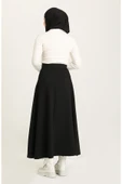 Kadın Kloş Etek Siyah thumbnail 3