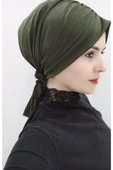 Kadın Toka Şal Bone Siyah - 1