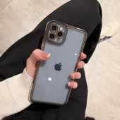 İphone 11 Rio Yıldız Desenli Kare Kenar Kamera Korumalı Kılıf - 3