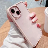 İphone 11 Metal Kamera Çerçeveli Kenarları Renkli Kılıf thumbnail 2