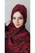 Kadın Modakaşmir Çizgili Şal - 1