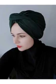 Kadın El Ile Dolama Bone Zümrüt - 1