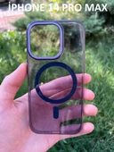 İphone 14 Pro Max Hybrid Magsafe Animasyonlu Sararmaz Kılıf thumbnail 3