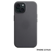 iPhone 15 Plus için MagSafe özellikli Mikro Dokuma Kılıf thumbnail 4