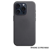 iPhone 15 Pro Max için MagSafe özellikli Mikro Dokuma Kılıf thumbnail 2