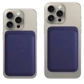 Magsafe Animasyonlu Deri Cüzdan 12-13-14-15 Modelleri İle Uyumlu thumbnail 1