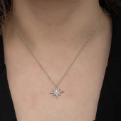 Himarry Gümüş Kutup Yıldızı Kadın Kolye thumbnail 3