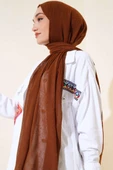Organik Bambu Kraş Şal Kahve - 2