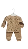uğurböceğiçocuk Pupil Çocuk Pijama Takım Önü Çıtçıtlı Desenli Aylık - 2