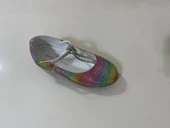 Mini Angel Kız Çocuk Gökkuşaklı Cırtlı Babet - 3