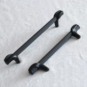 Duru 224 mm Siyah Metal Kulp Çekmece Mobilya Mutfak Dolabı Dolap Kulpları Kapak Kulbu Kulpu - 4