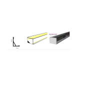 Ledesis Mutfak Dolabı ve Tezgah Altı Köşe Difüzörlü Köşe Bar LED 12V 6500K 100CM - 2