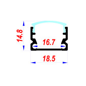 Mutfak Dolabı ve Tezgah Üstü Sıva Üstü  LED Bar 12V 6500K 100 cm - 2