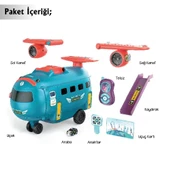 Minio Baby - Sesli Işıklı Uçak Simülasyon Oyuncak - Eğitici Oyuncak - Pilot Olacak Çocuk - 4