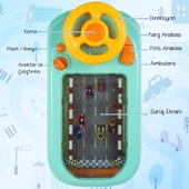 Minio Baby - Sesli Direksiyon Simülasyon - Araba Yarışı- El kol Göz Koordinasyonu - Eğitici Oyuncak - 4