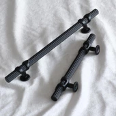 Emir 192 mm Siyah Metal Kulp Mobilya Mutfak Çekmece Dolabı Dolap Kulpu Kapak Kulpları Kulbu - 8