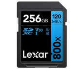 Lexar 256GB Professional 800x SDXC™ UHS-I cards, up to 120MB/s read 45MB/s write C10 V30 U3 Hafıza Kart - 1