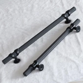 Emir 224 mm Siyah Metal Kulp Mobilya Çekmece Mutfak Dolap Dolabı Kapak Kulpu Kulpları Kulbu thumbnail 3