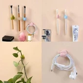 Periboia El Şeklinde Kablo Tutucu 10 Adet - 5